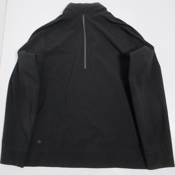 Lululemon Furtive Jacket Black / Heathered Slate / Black Size XL Water-Resistant - Picture 6 of 12